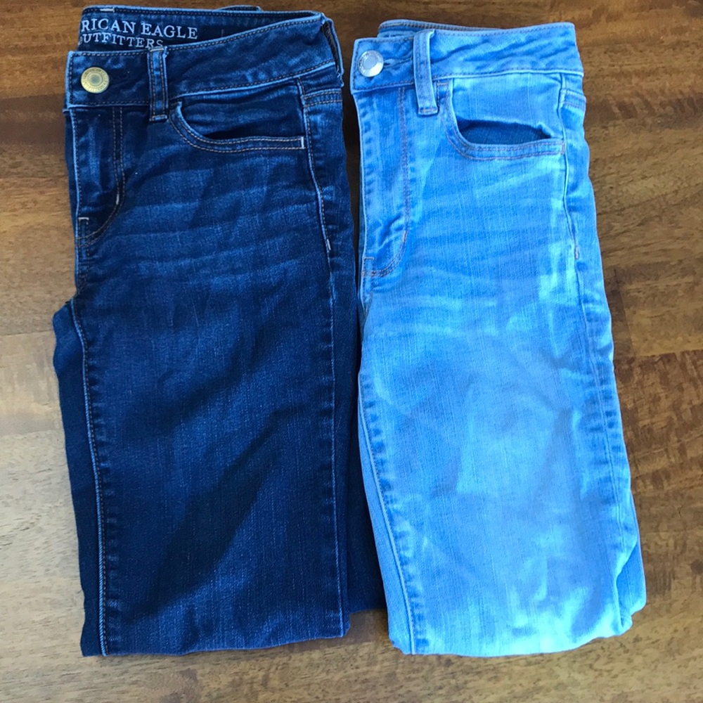 Dark wash American Eagle jeans